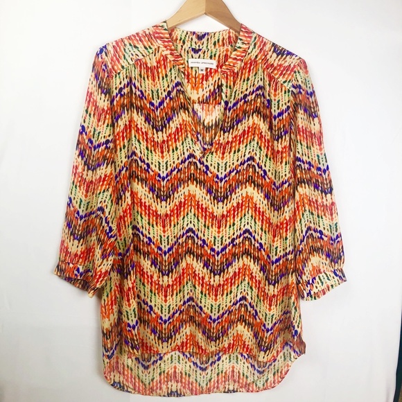 Amanda Uprichard Tops - Amanda Uprichard Silk V-neck Blouse